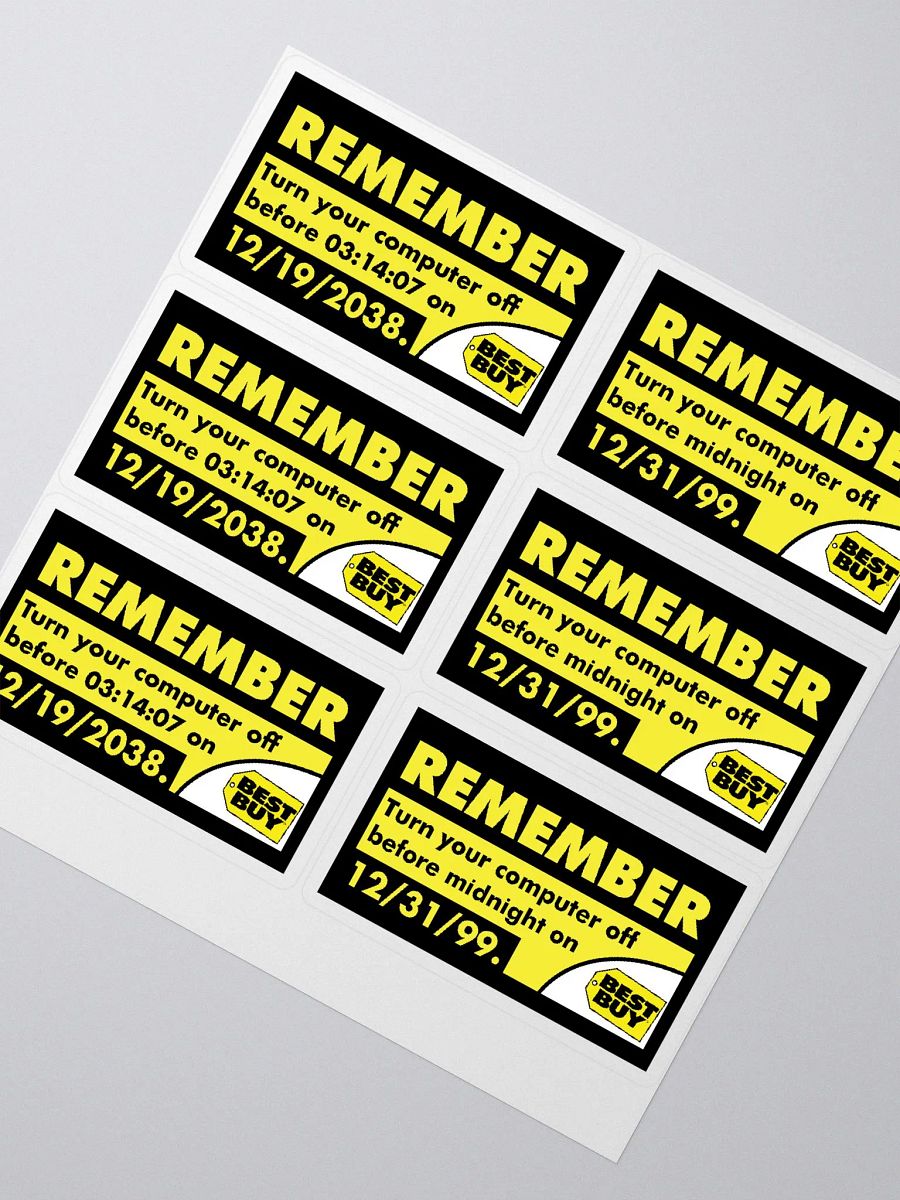 Y2K / Y2K38 Best Buy Parody Stickers product image (2)