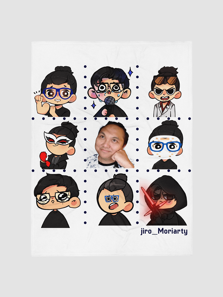 The Many Faces of jiro Blanket product image (1)