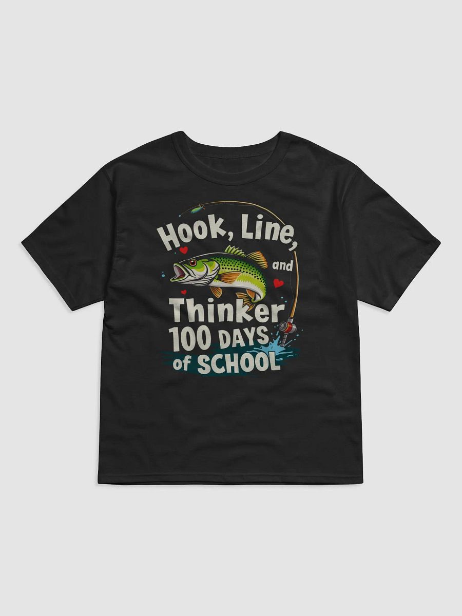 100th Day of School Fishing T-Shirt product image (1)