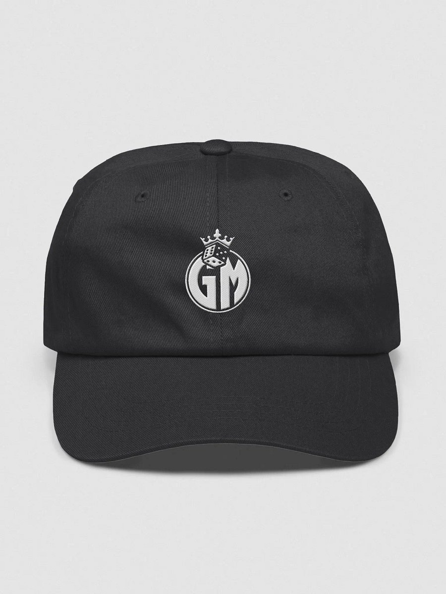 Embroidered Grandmaster Club Dad Hat (White Logo) product image (1)