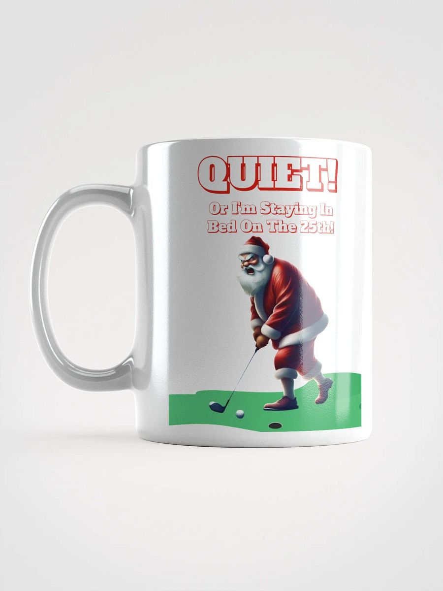 Quiet - Santa Claus Golfing White Mug product image (16)