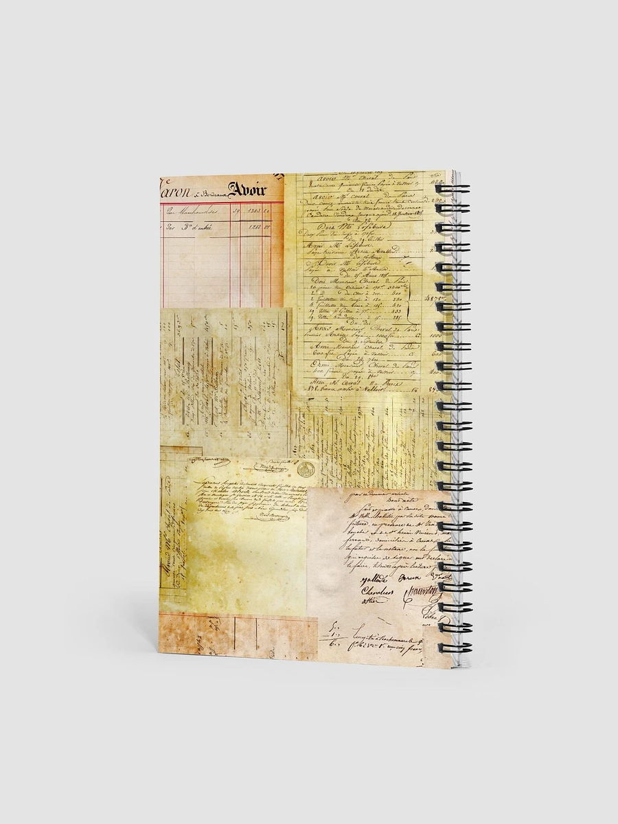 Vintage Grunge Old Letter Covered Notebook product image (5)