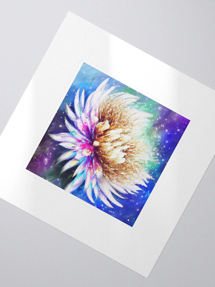 Galactic Wild Flower Delta Sticker product image (2)