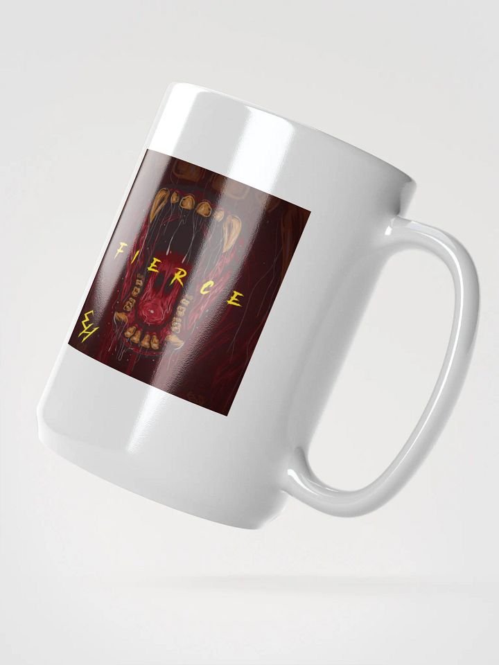 Fierce Bite White Glossy Mug product image (2)