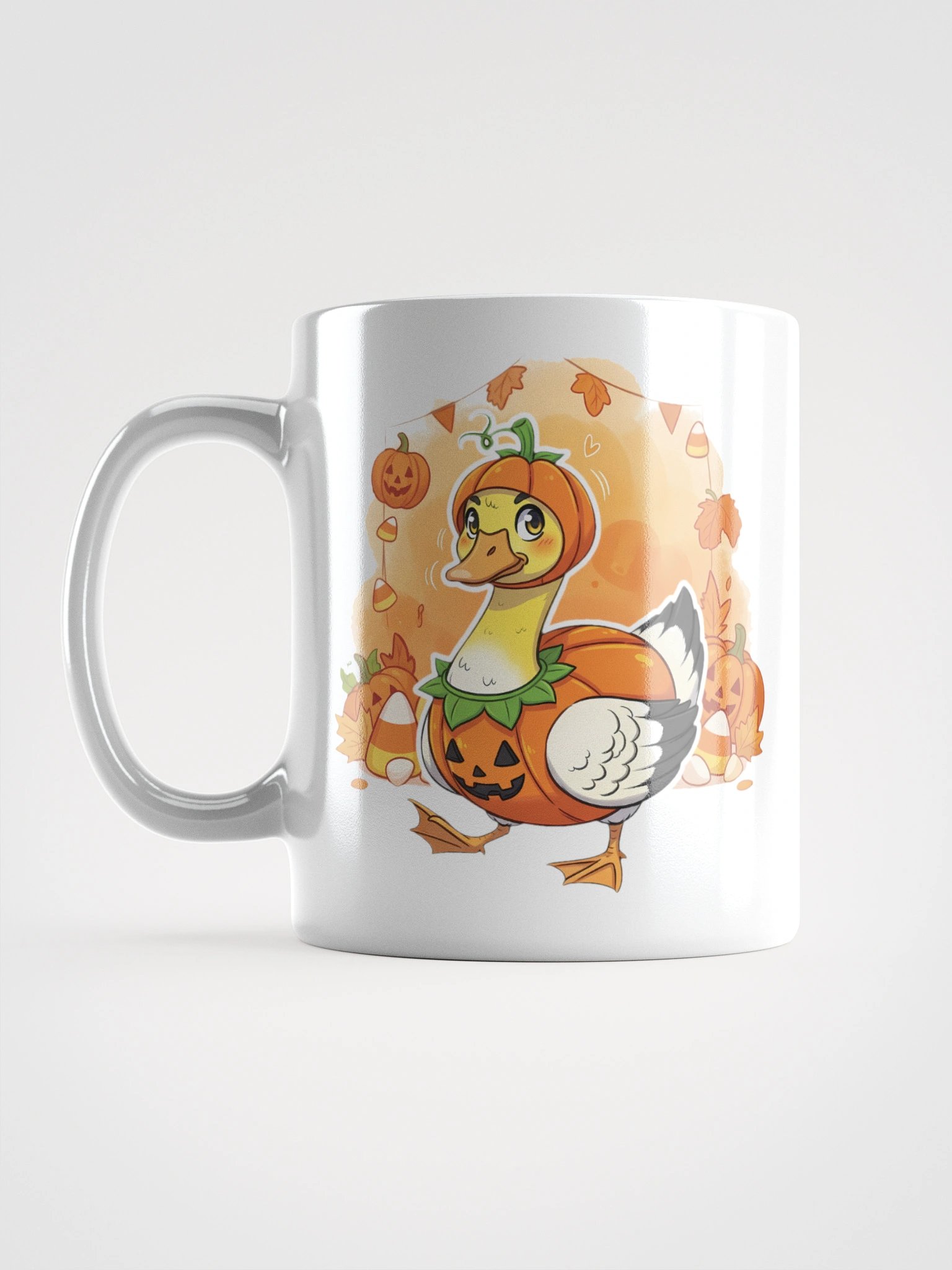 Funny Halloween Goose in Pumpkin Costume Mug product image (18)