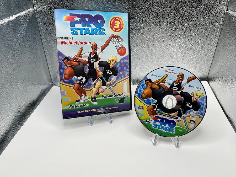 Pro Stars DVD Featuring Michael Jordan, Bo Jackson, and Wayne Gretzky product image (1)