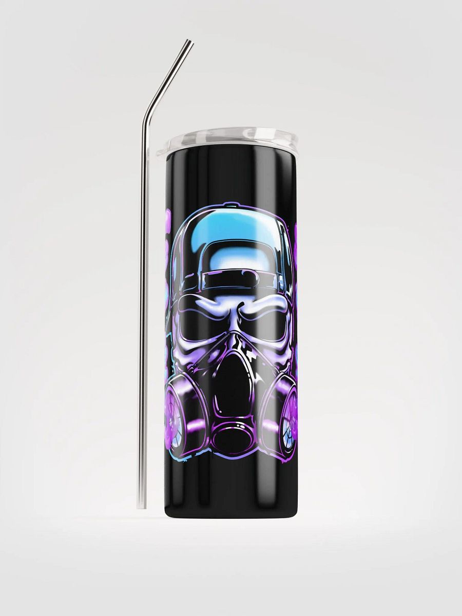 Totally Toxic Stainless Steel Tumbler + Reusable Straw product image (1)