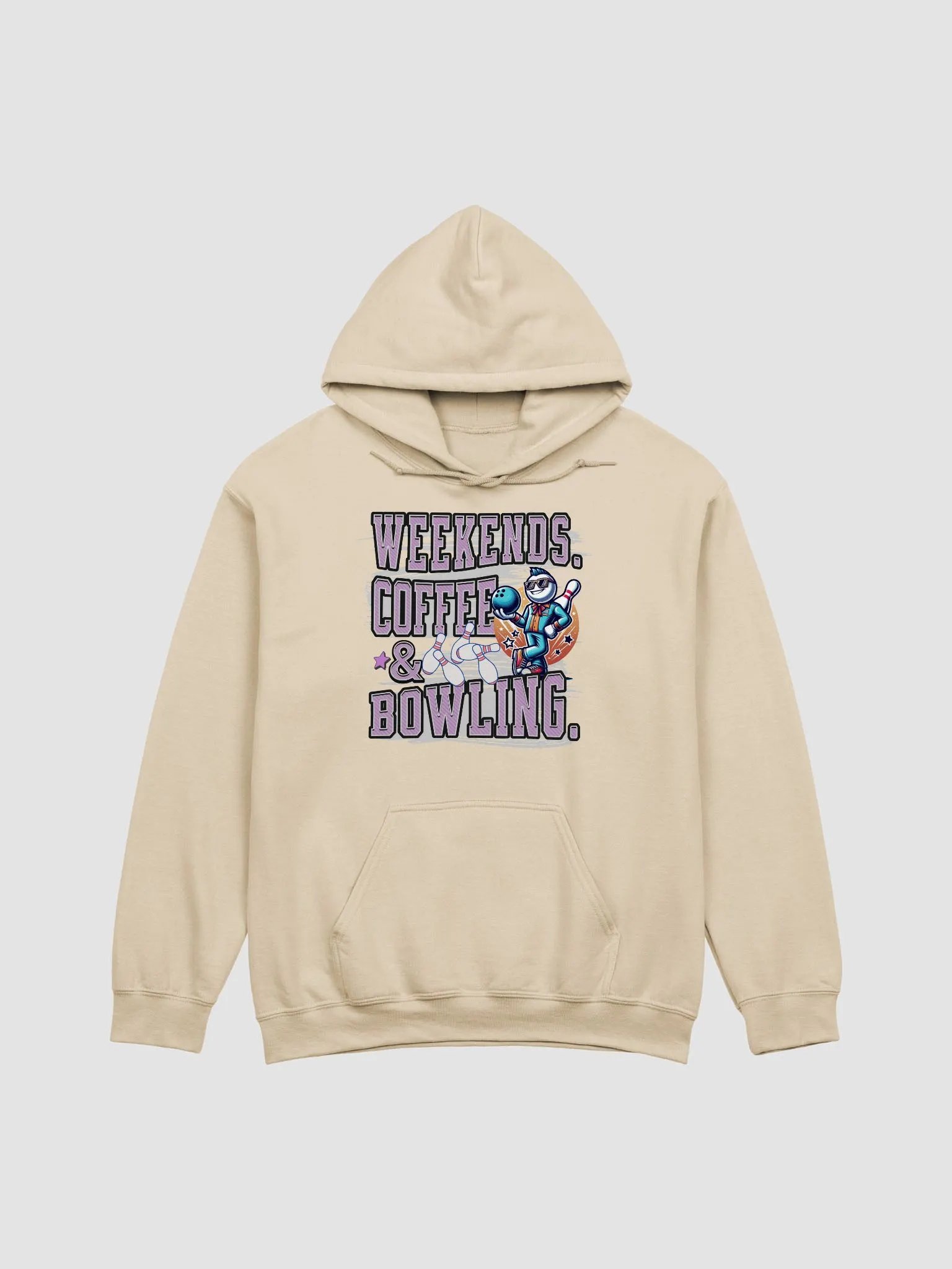 Weekends Coffee And Bowling Vibes Hoodie product image (1)