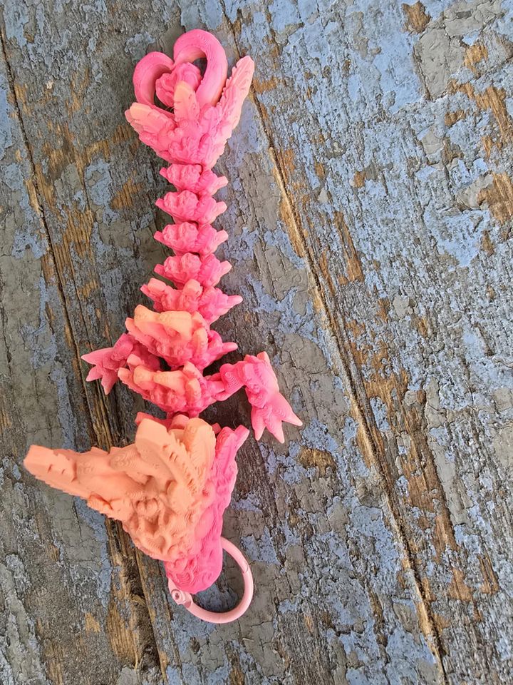 Small Pink Ombre Heart Dragon 🐑 product image (1)