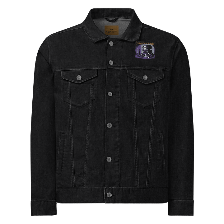 Midnight Veil Designs Forgotten Souls Denim Jacket - Black Denim (S-2XL) product image (1)