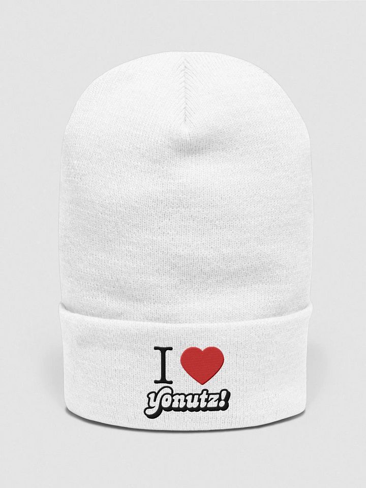 I ❤️ Yonutz Beanie White product image (1)