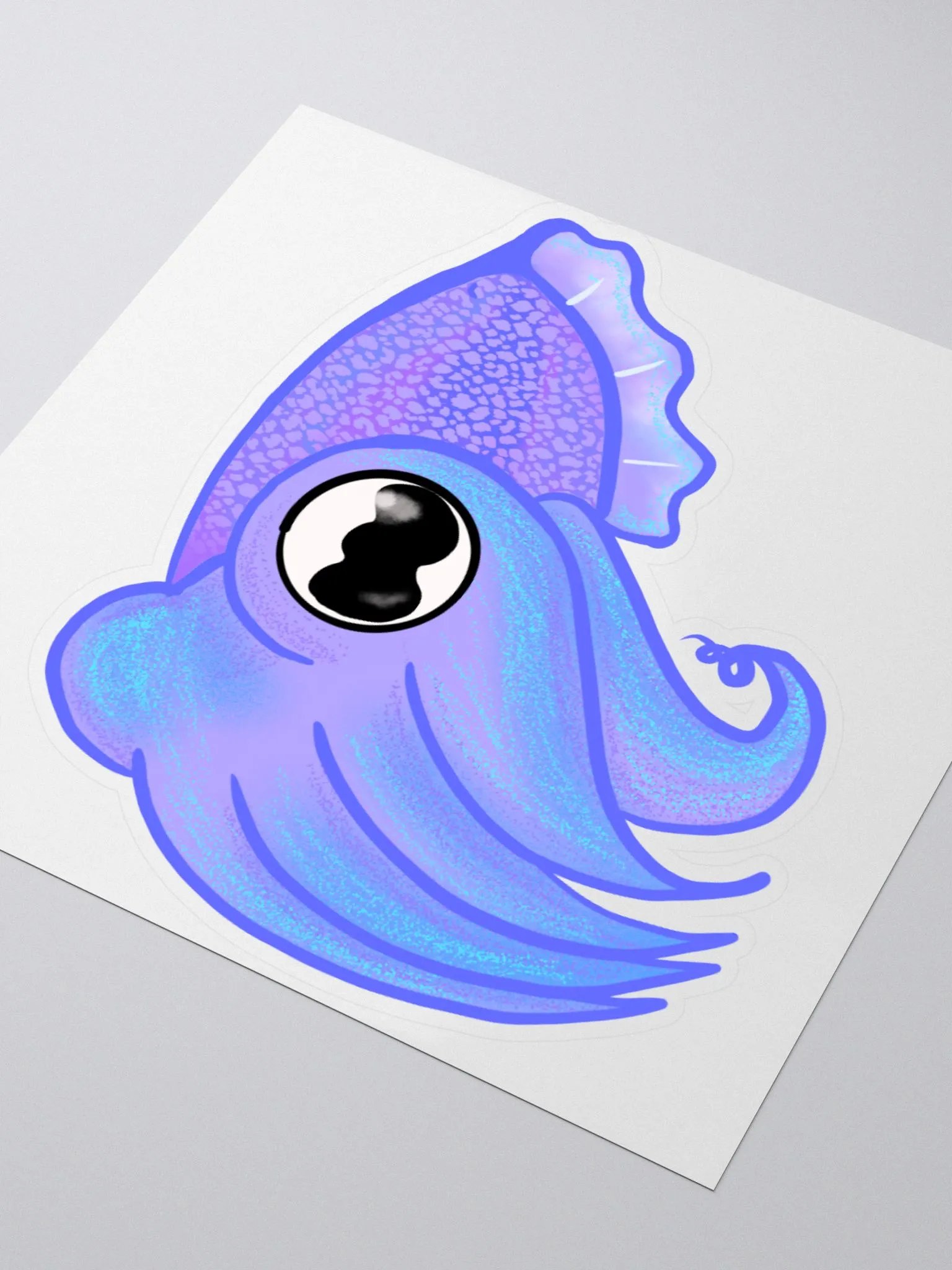 !Purple Cuttlefish Sticker product image (3)