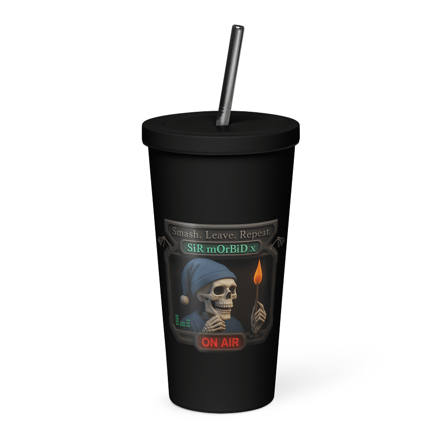 SiR mOrBiD x Insulated 20 oz Tumbler with Straw product image (1)