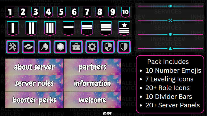 Pink to Cyan Full Pack - 60+ Images product image (1)