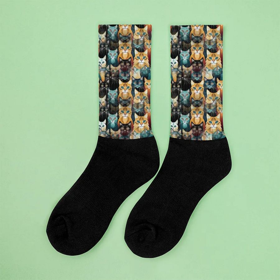 Katz Katz Katz Black Foot Socks product image (3)