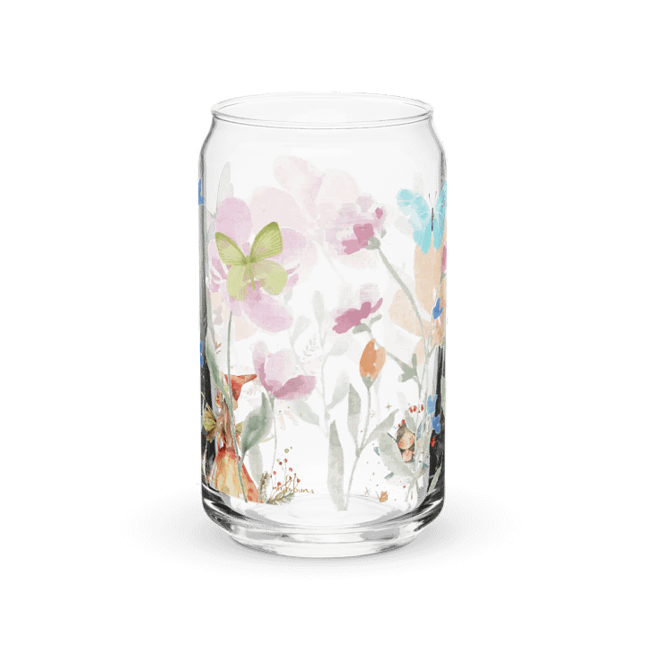 Dream of Butterflies & Angels Sipper Glass Can 🌸🦋 product image (2)