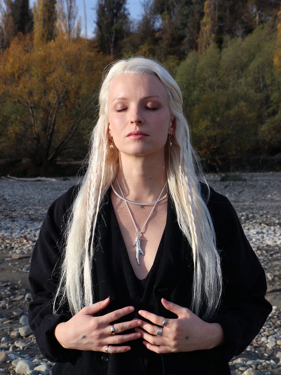 Witch's Antler Necklace - Sterling Silver product image (4)