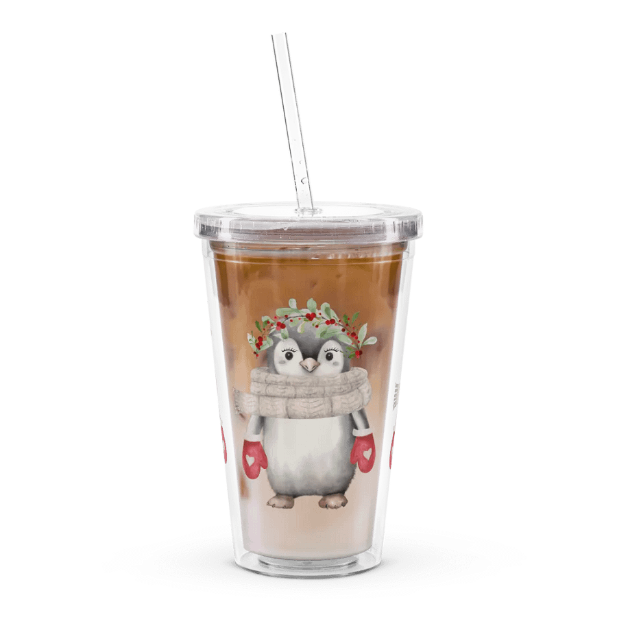Festive Penguin Party Double Wall Tumbler product image (5)