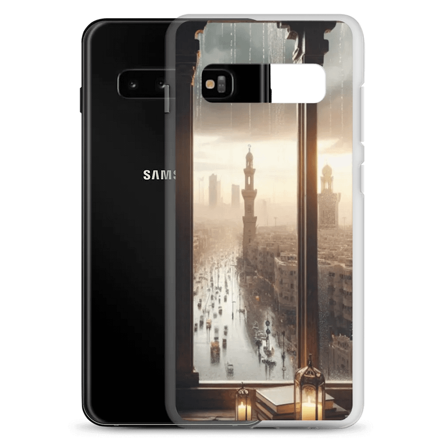 Rainy City View Samsung® Clear Case product image (7)