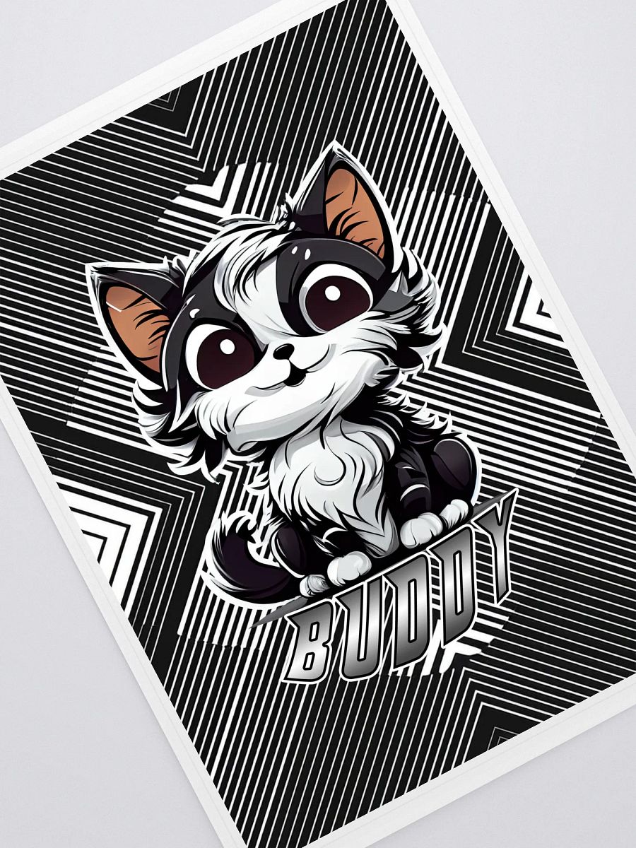 Buddy Kiss Cut Sticker Sheet with Background product image (1)