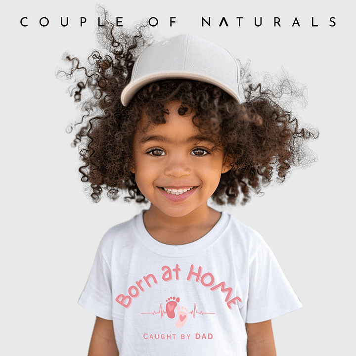 Born at Home, Caught by Dad – Toddler Tee product image (1)