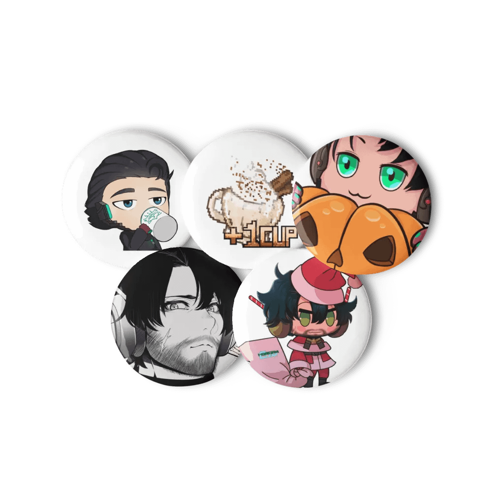 Chibi Button Pins Set product image (11)