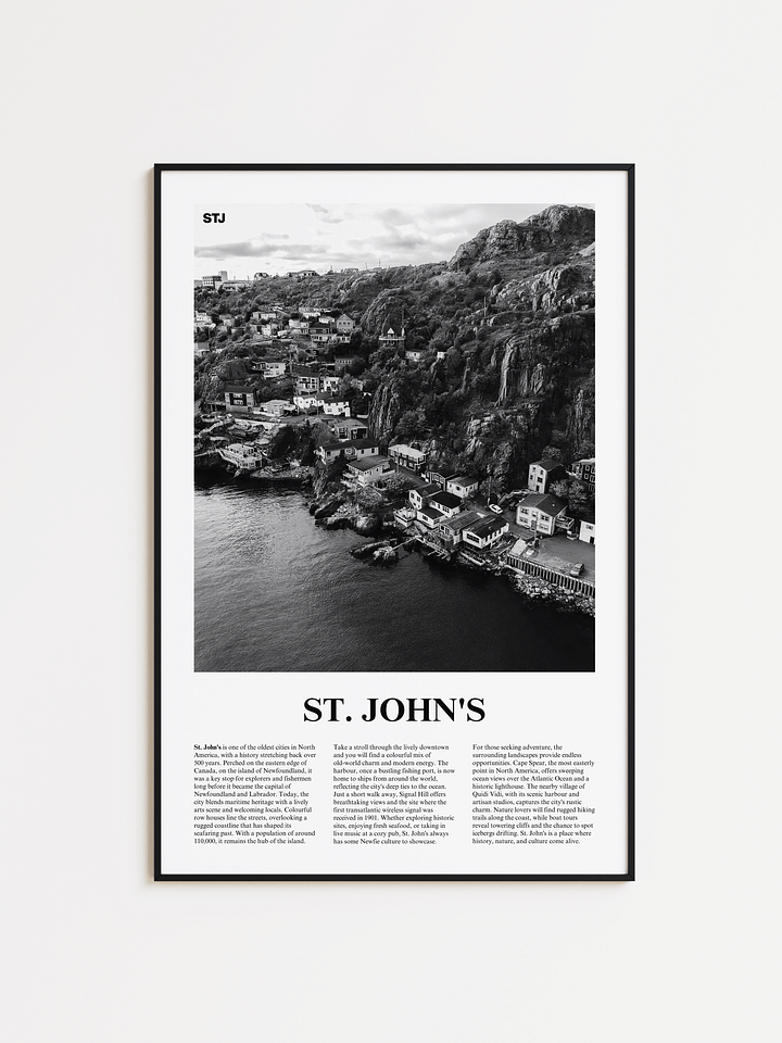 St. John's 03 Newspaper Poster product image (1)