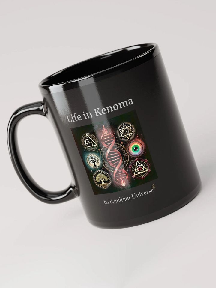 Life in Kenoma | Black Glossy Mug product image (2)