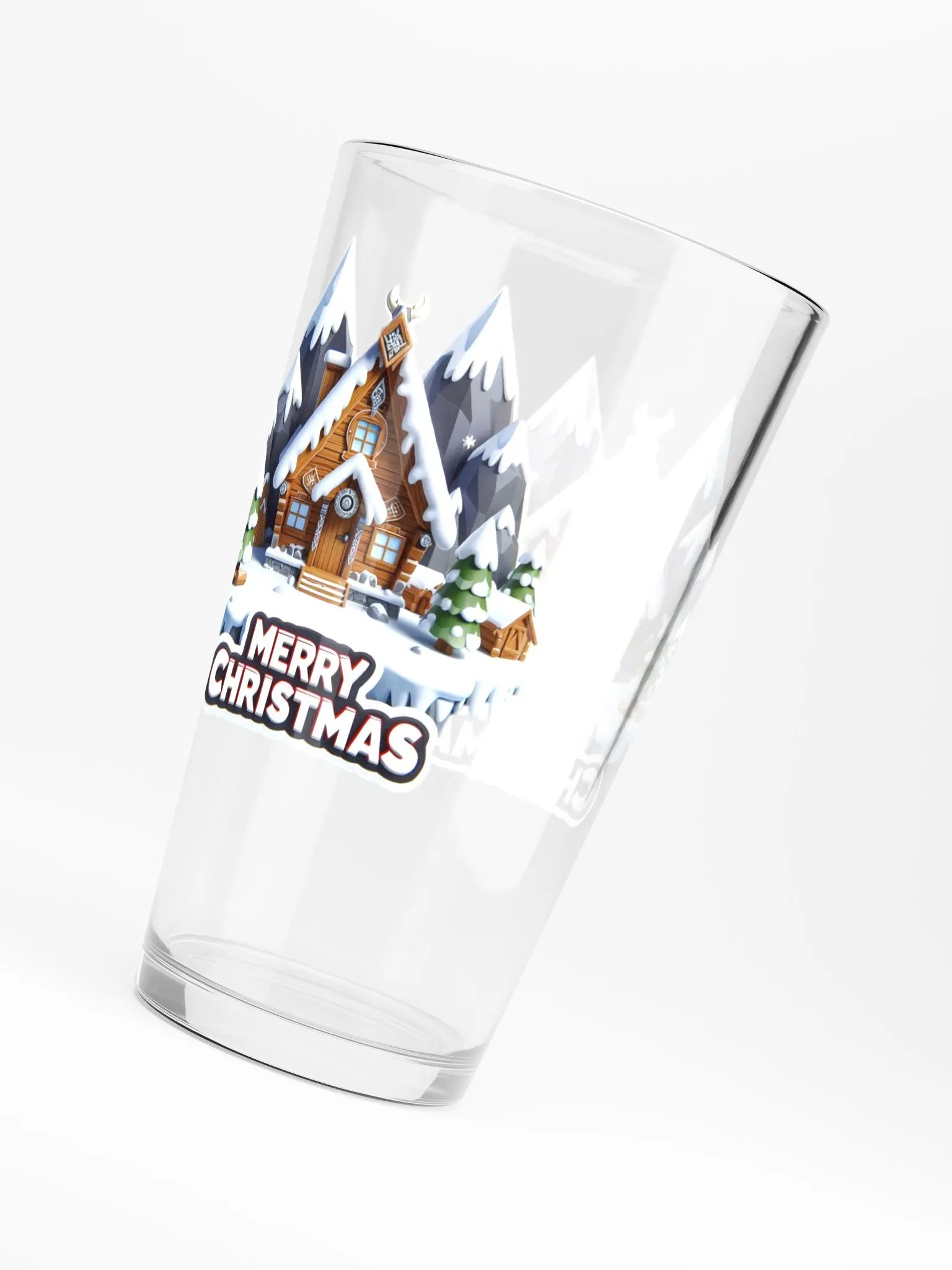 House Merry Christmas Pint Glass product image (6)
