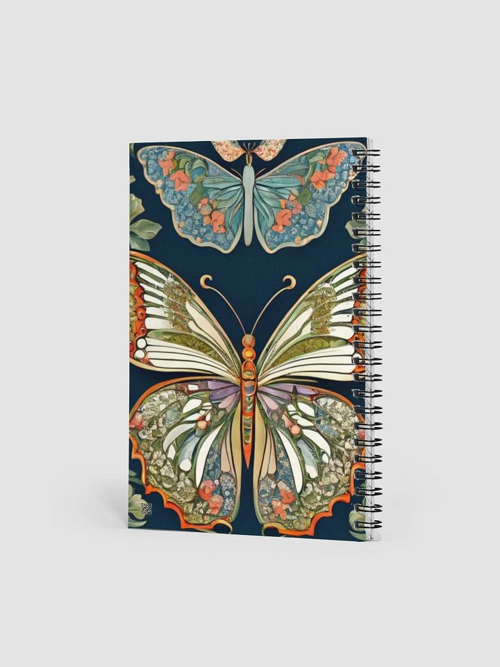 Spiral Notepad William Morris Inspired Butterfly product image (2)