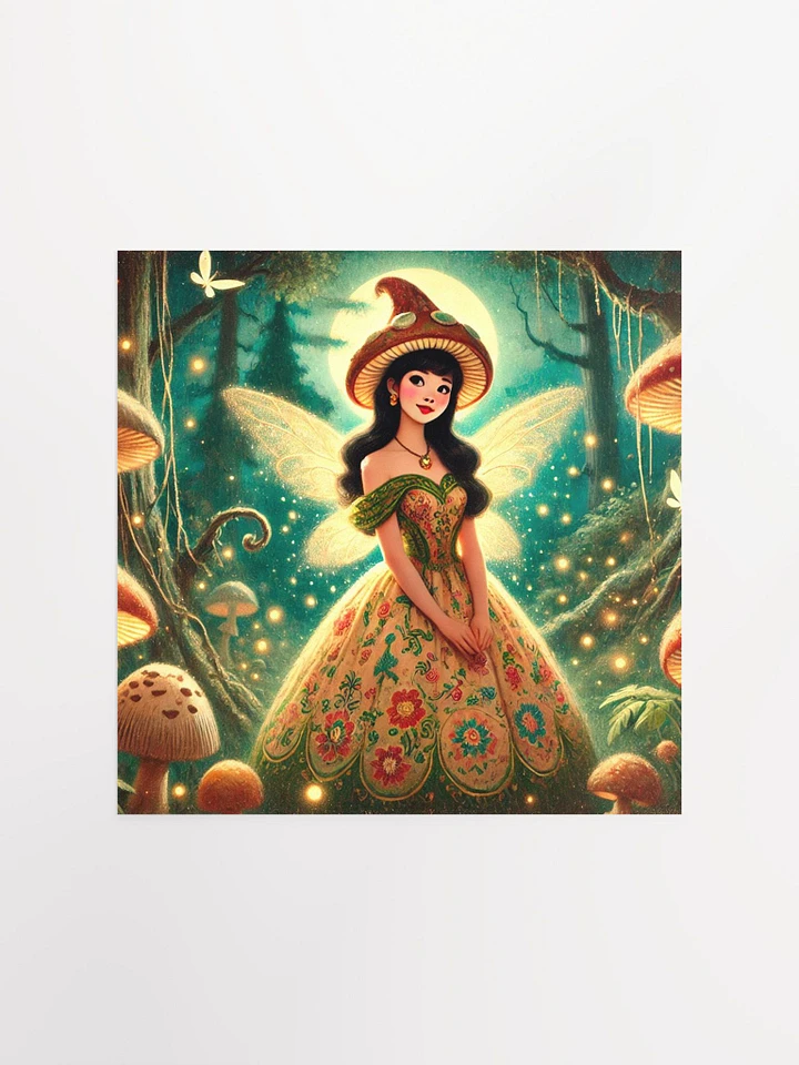 Mushroom Fairy Premium Matte Poster product image (1)