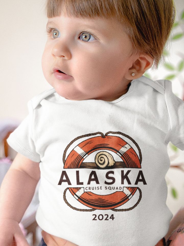 Alaska Cruise 2024 Family Matching White Baby Bodysuit product image (1)