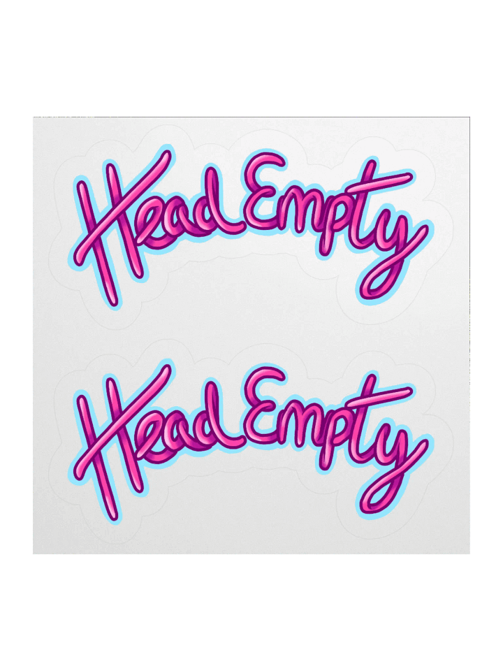 Head Empty Double Sticker Pack product image (2)