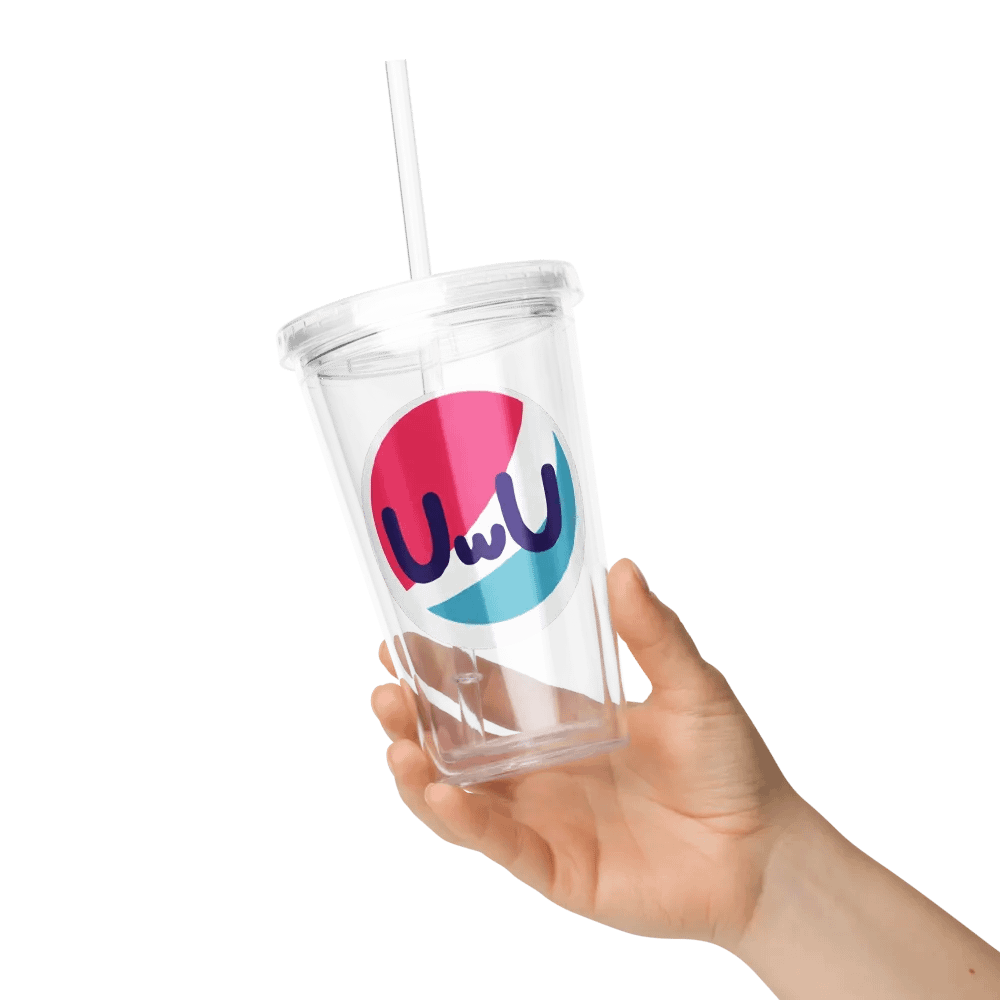 UwU Clear Plastic Cup product image (6)