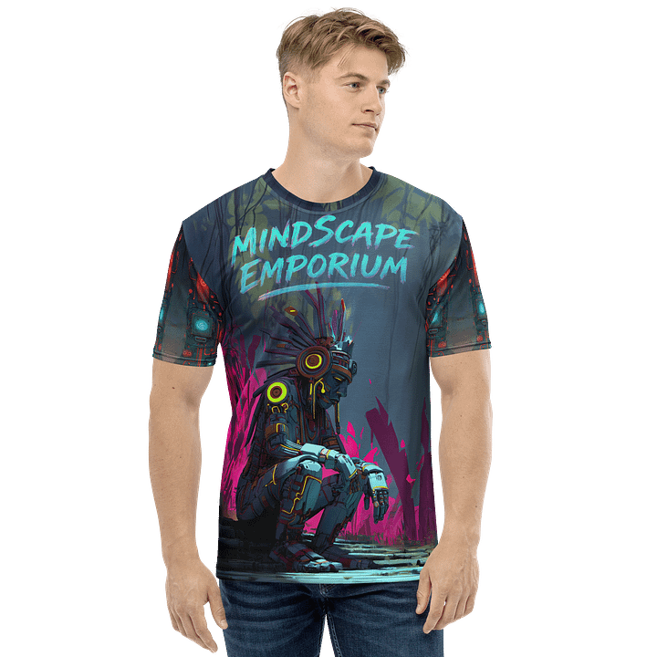Digital Shaman – Mindscape Emporium Neon Graffiti Tee product image (2)
