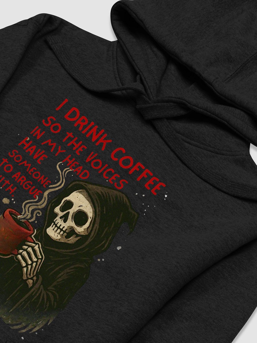 Sarcastic Reaper Coffee Hoodie product image (9)