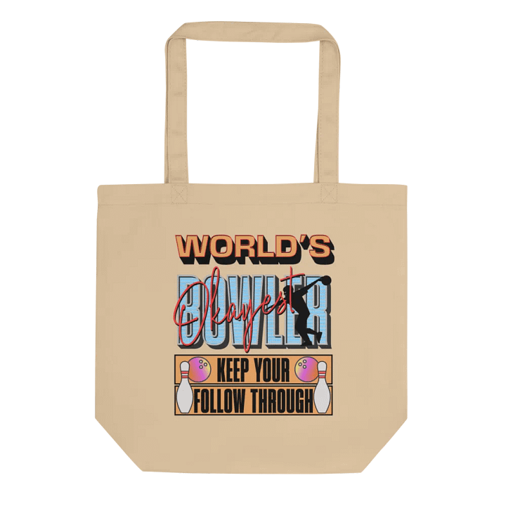 Worlds Okayest Bowler Tote Bag product image (1)