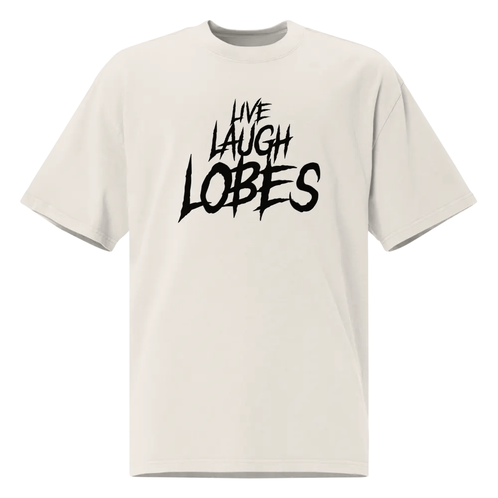 LIVE LAUGH LOBES 🐰 oversized tee product image (1)