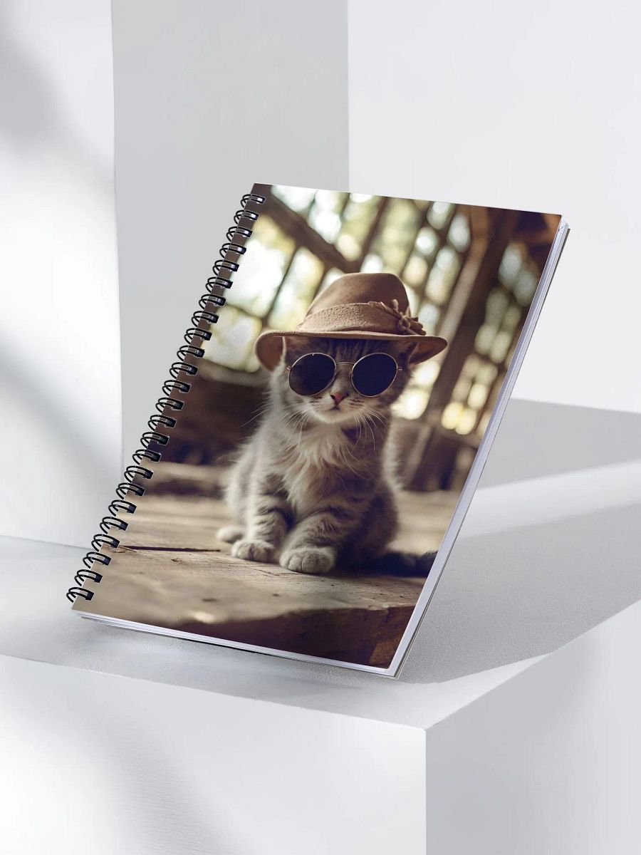 Undercover Kitty Spiral Notebook product image (3)