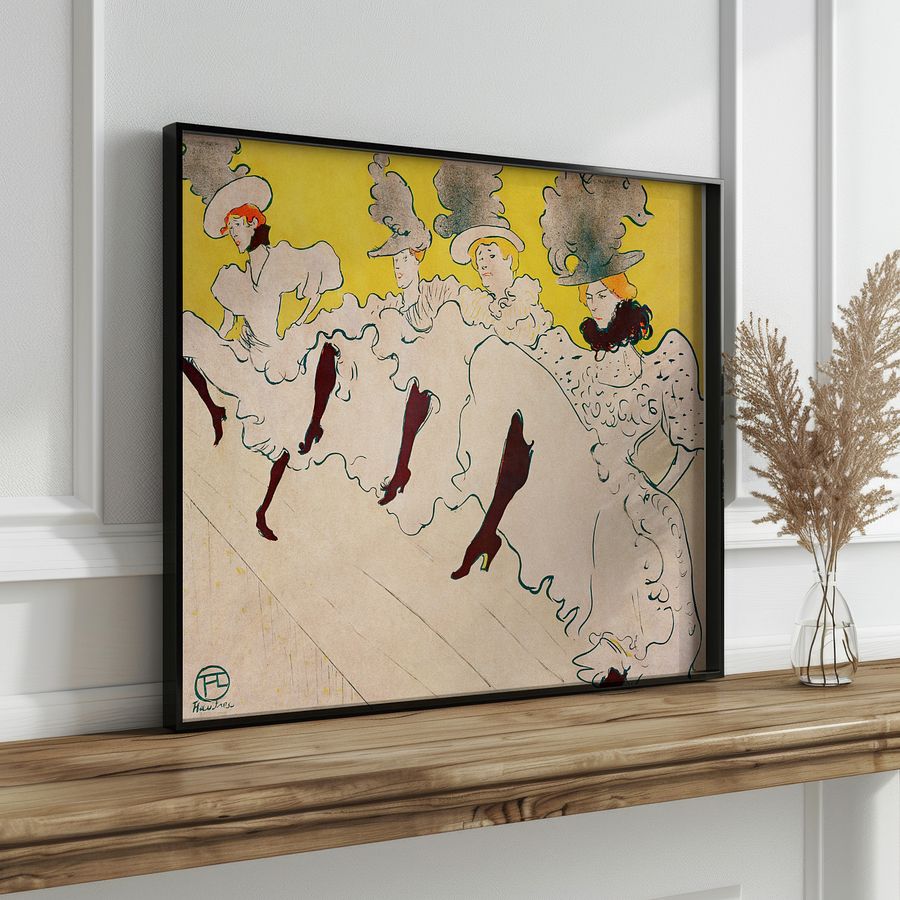 La Troupe de Mademoiselle Eglantine by Henri de Toulouse-Lautrec Vintage Lithograph product image (18)