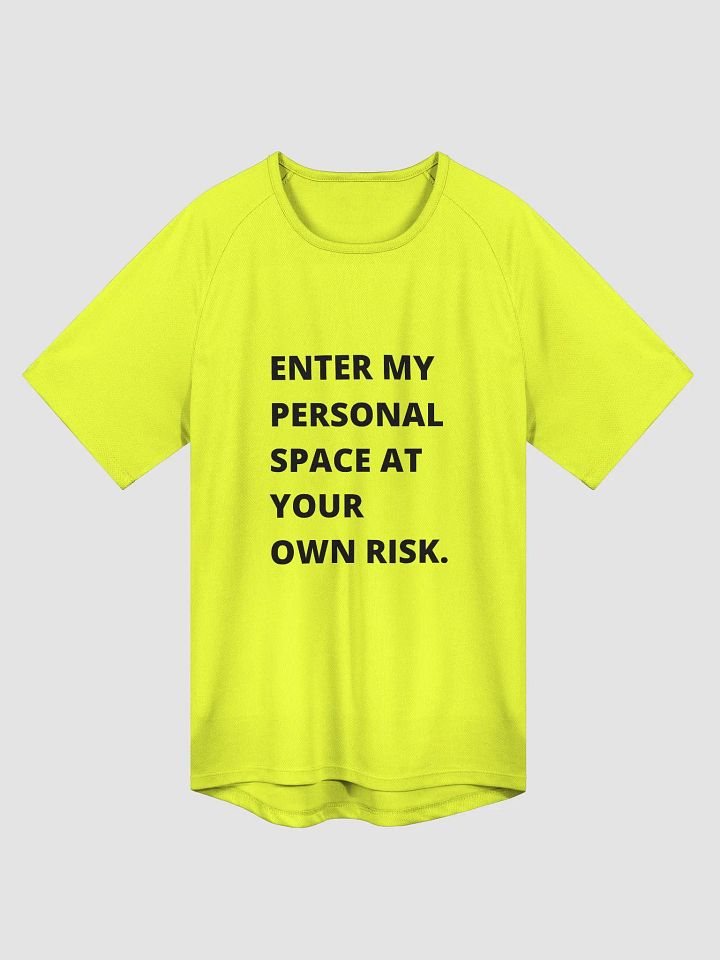 Personal Space Warning Unisex Sports Jersey product image (1)