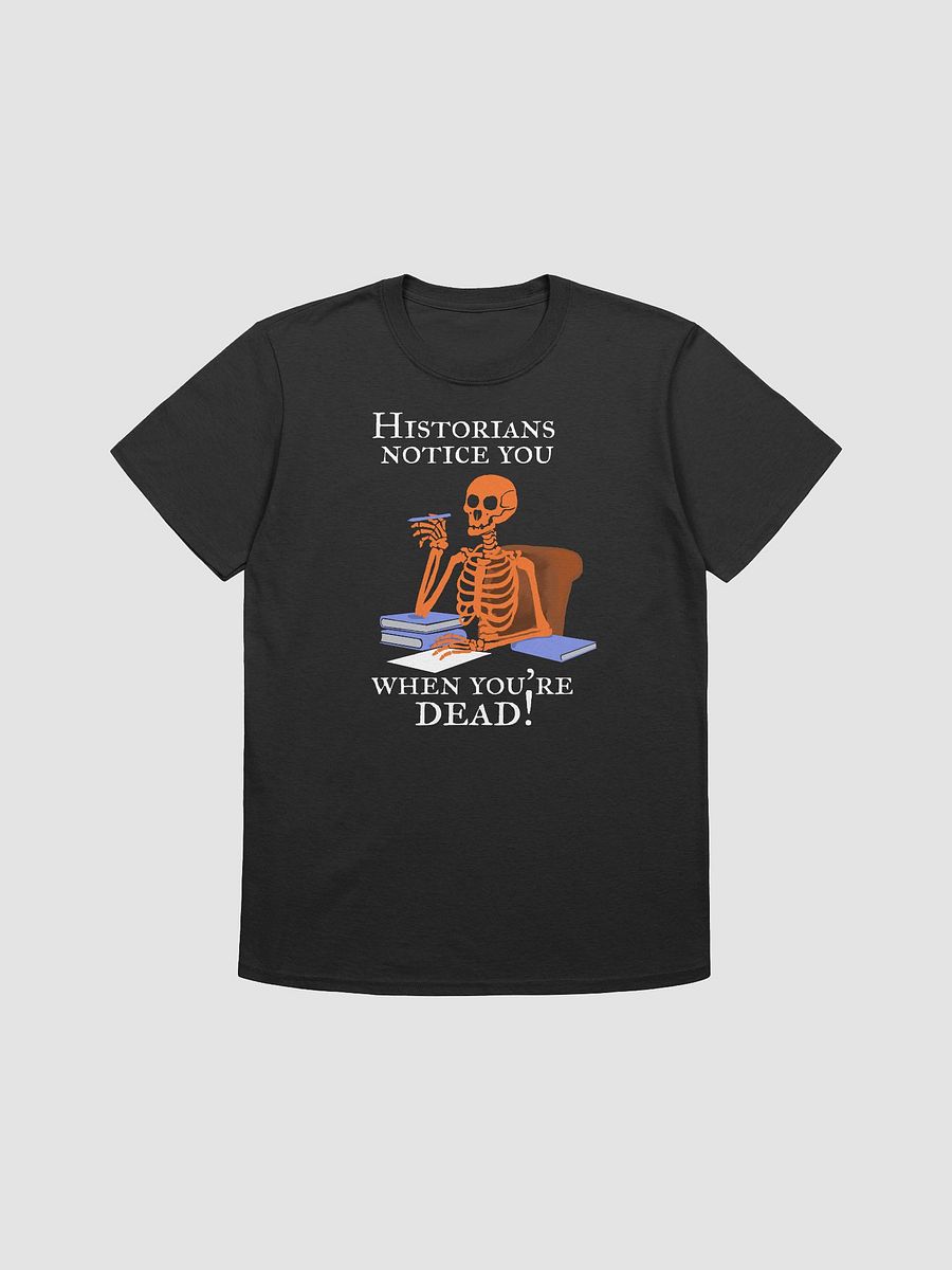 Skeletal Scholar funny dark history T-Shirt product image (10)