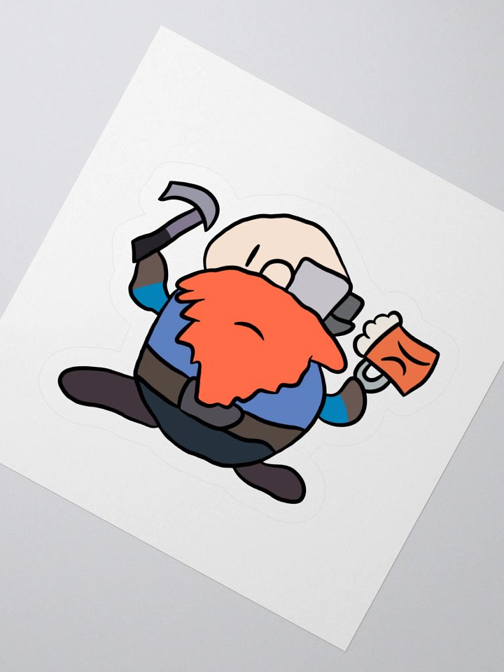 Dumpy dwarf sticker product image (6)