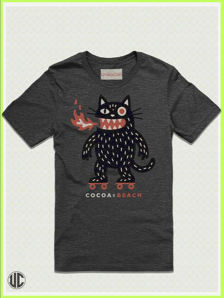 Roller Skate | Cocoa Beach | UnkoCon Original | Roller Skating Tee product image (1)