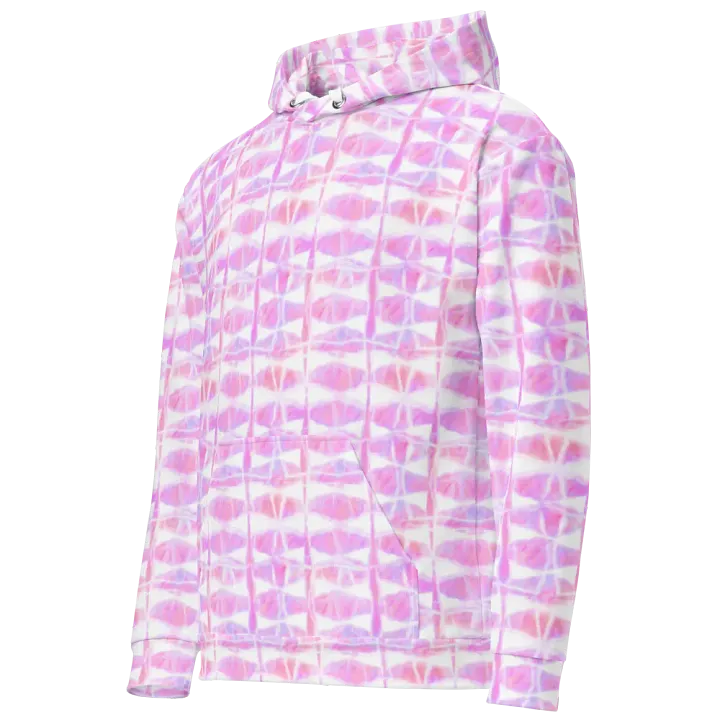 Pink Tie-Dye Relaxed-Fit Hoodie – Soft & Eco-Friendly product image (2)