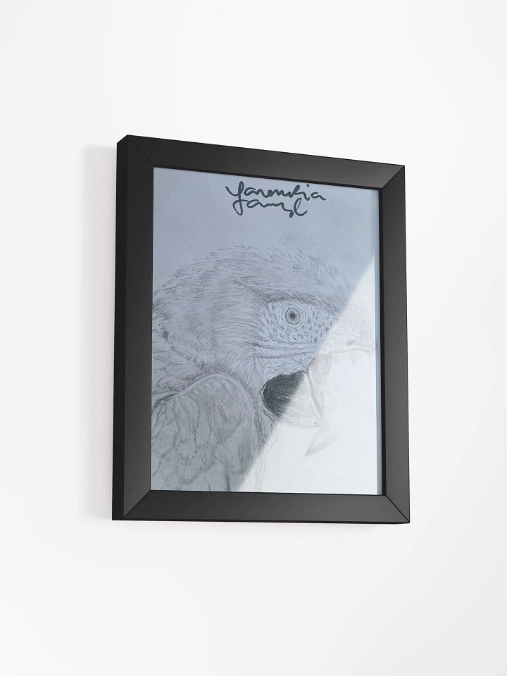 Vibrant Parrot Head Framed Poster product image (2)