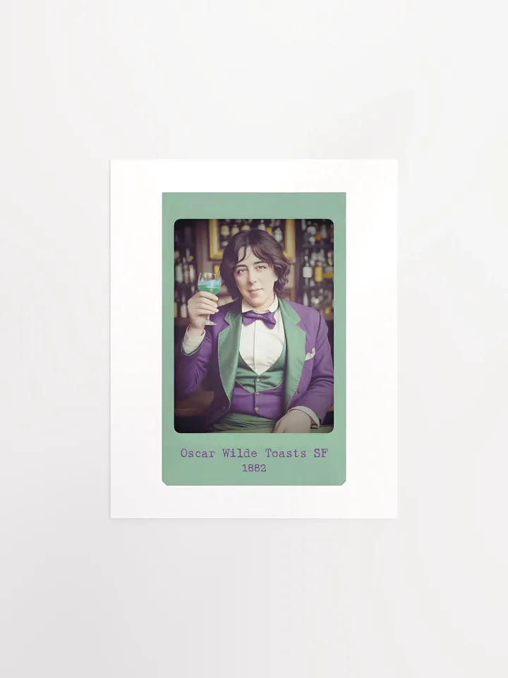 Oscar Wilde Toasts SF 1882 - Print product image (1)