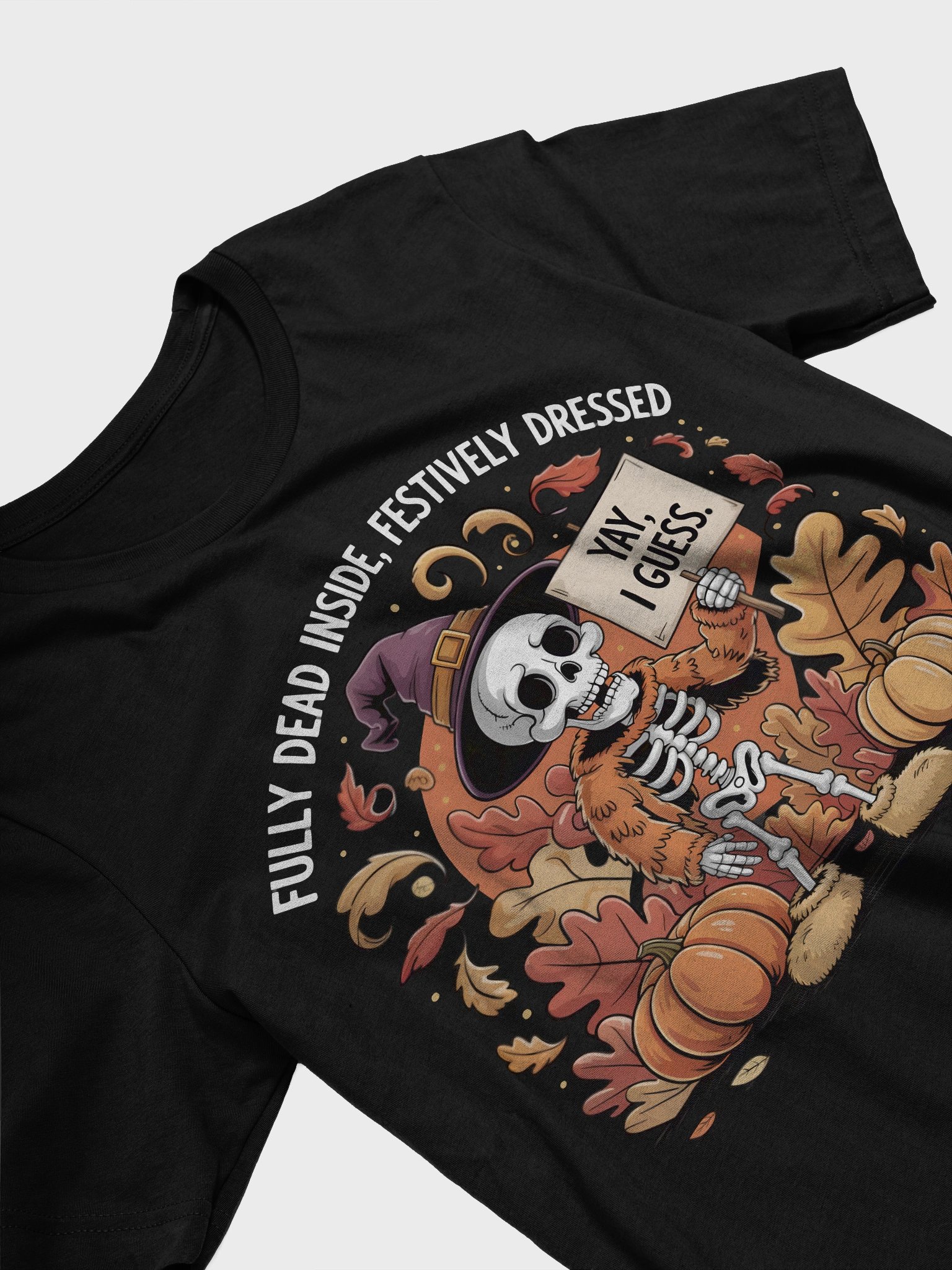 Wizardly Skeleton Yay T-Shirt product image (3)