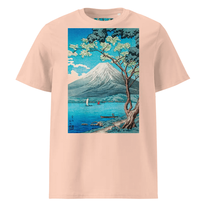 Mount Fuji by Hiroaki Takahash Organic Cotton T-Shirt product image (11)