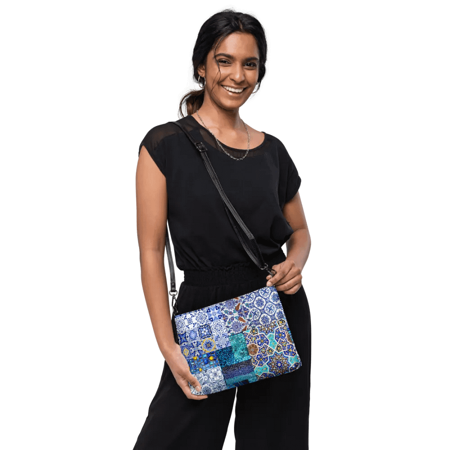 Maltese Tile Mosaic Crossbody Bag product image (10)